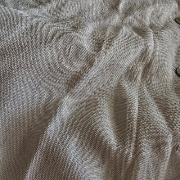 Aritzia Wilfred New Flowy Button-up Shirt - 2020 - Light Birch - Sz S - NWT - Picture 8 of 15